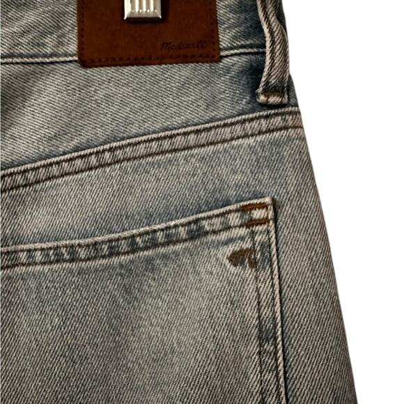 Madewell Low Slung Straight Jeans Light Wash NWT Size 29 Button Fly‎ - Picture 4 of 10